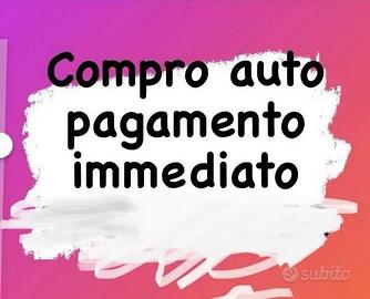 Ritiro Auto usate pagamento immediato