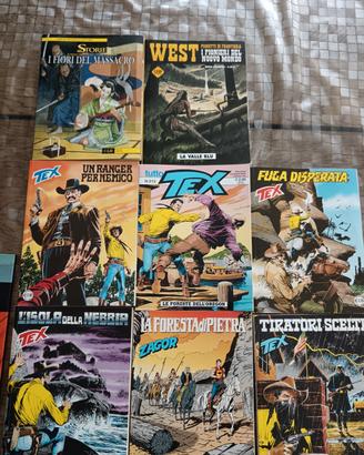 Fumetti TEX ZAGOR TOPOLINO e KENNEDY 