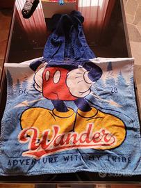 Asciugamano poncho, tema topolino