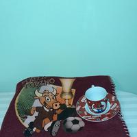Coperta plaid, tazzina caffè e biro Torino Calcio