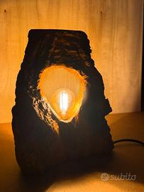 Creazioni in legno, lampade e portabottiglie