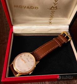 Orologio Movado Fab Suisse vintage + scatola 1950s