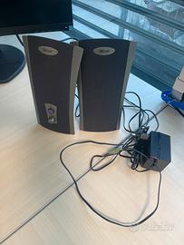Casse audio alimentate per PC con Jack