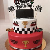 torta scenografica tema macchine 