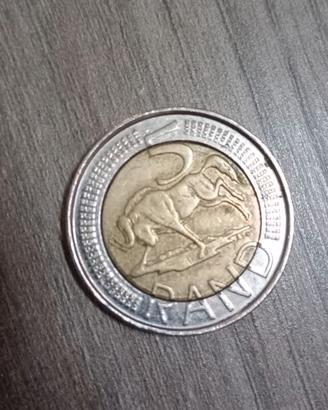 Moneta 5 Rand sudafricani del 2020