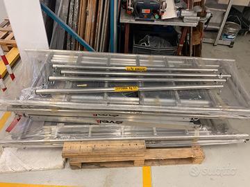 Trabattelli mobili in alluminio altezza 3,5 m