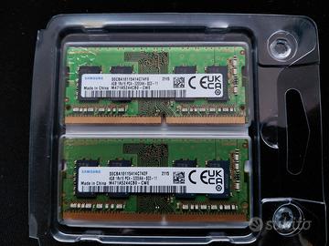 ram ddr4    8gb totali 4+4 3200mhz