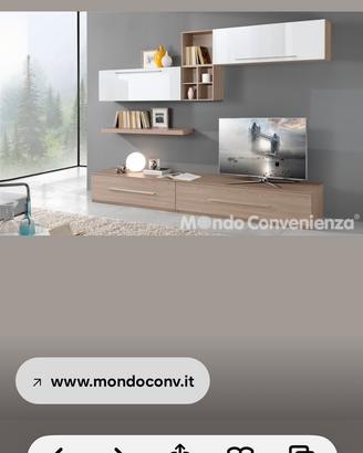 2 mobili a muro mondo convenienza