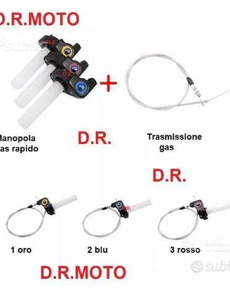 KIT manopola comando PIù trasmissione GAS RAPIDO
