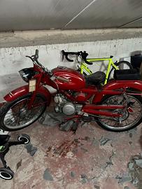 Moto epoca Guzzi Cardellino65 e Motom48/50 anni