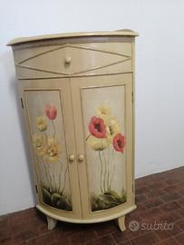 Angoliera dipinta a mano Lorenzon k cm 107