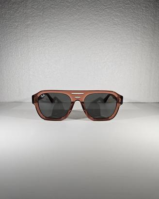 Occhiali Ray Ban Corrigan Trasparent Brown