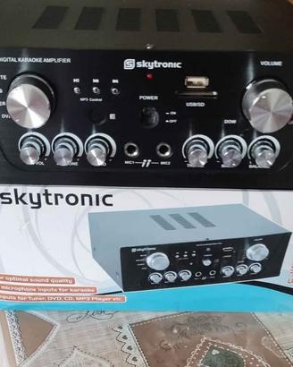 AMPLIFICATORE SKYTRONIC USB SD 2 x 50 watt NUOVO