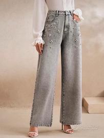 Pantalone wide lege