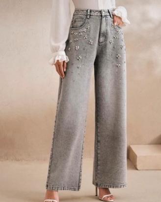 Pantalone wide lege