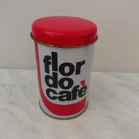 Barattolo pubblicitario vintage "FLOR DE CAFE"