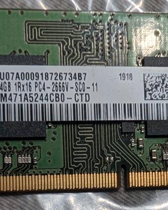 RAM Samsung 4 Gb