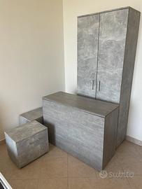 Set mobili con letto