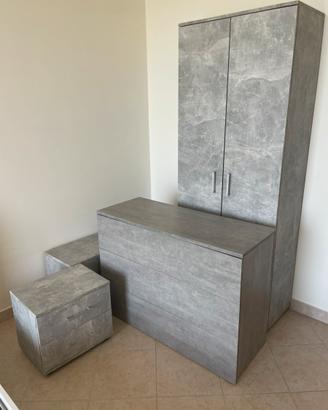 Set mobili con letto