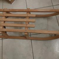 slitta in legno