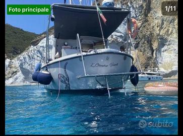 Barca motorsailer a vela