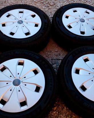 CERCHI E GOMME TERMICHE 16 ORIGINALI AUDI COD:1441
