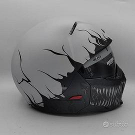 Casco HJC i20 Scraw bianco MC10SF TG. S