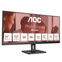 AOC U34E2M - Monitor WQHD da 34 pollici, 100 Hz