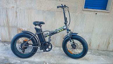 bici elettrica  argento  250w 36v