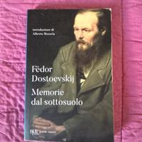 Libro 'Memoria dal sottosuolo' di Dostoevskij