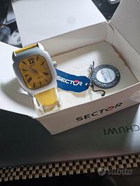 orologio sector giallo