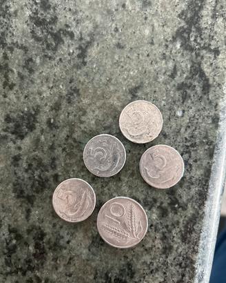 Monete lire da coll