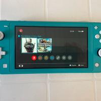 Nintendo Switch Lite con giochi e accessori