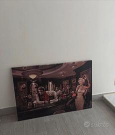 Poster su tela pop art 120x80 cm