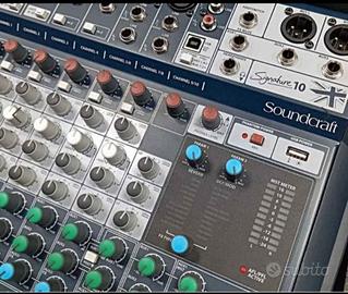 Mixer soundcraft 10 canali