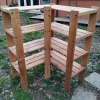 scaffale legno angolare IKEA