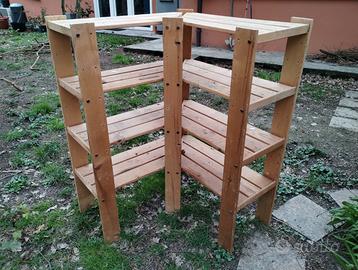 scaffale legno angolare IKEA