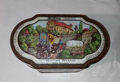 Scatola di latta vintage