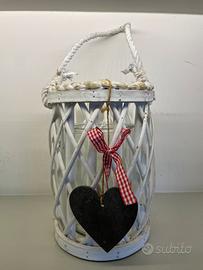 Lanterna shabby chic con cuore ❤️