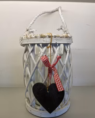 Lanterna shabby chic con cuore ❤️
