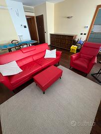 Set Frau divano, poltrona, pouf