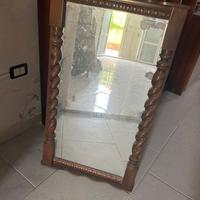 Specchio cornice legno anni 70