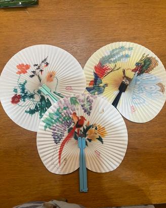 Set ventagli orientali vintage
