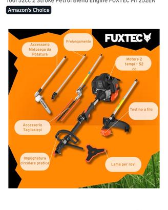 FUXTEC MT252ER - Multitool 6in1, marca tedesca di 