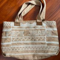 Borsa Pepe Jeans in tessuto ricamato stile boho