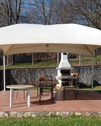 Gazebo Texabri in acciaio galvanizzato (5m x 5m)