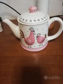 teiera in ceramica made in italy