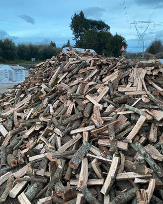 Legna da ardere secca per tutto l’anno e coperta