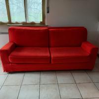 Divano rosso a due posti