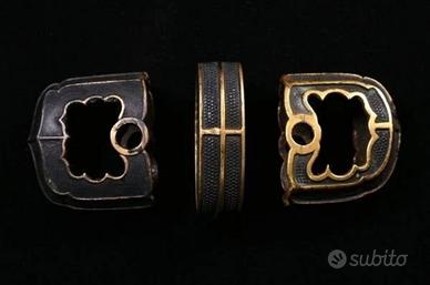 Fuchi/Kashira/Kojiri set Handachi